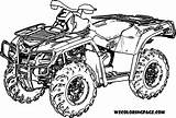 Coloring Pages Wheeler Four Atv Buggy Clipart Bike Drawing Printable Wheelers Wheeling Colouring Color Fourwheeler Print Cars Wecoloringpage Kids Sheets sketch template