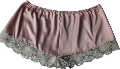 Sexy Luxury Lingerie Ladies French Cami Knickers Panties Briefs Pink