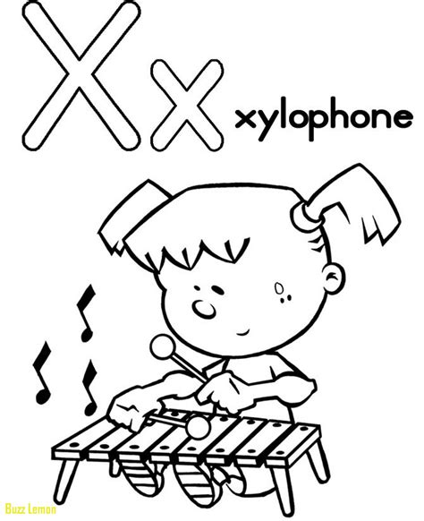 xylophone coloring page  getcoloringscom  printable colorings