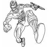 Coloring Power Rangers Sword Spd Swing Ninja Storm Draw Her sketch template