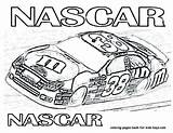 Coloring Nascar Pages Car Race Drawing Drag Kids Cars Print Racing Rod Hot Color Printable Cool Storm Jackson Busch Kyle sketch template