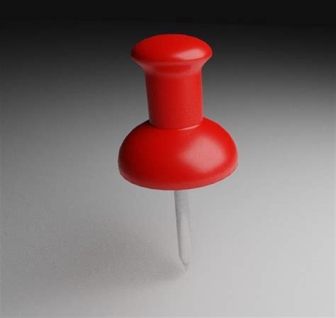 3d push pin cgtrader