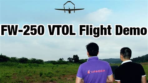 yangda fw  vtol drone auto flight demo youtube