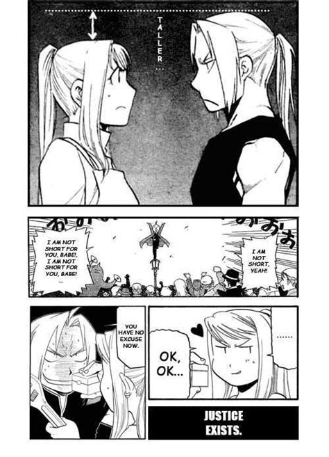 short who so funny edward elric and winry rockbell