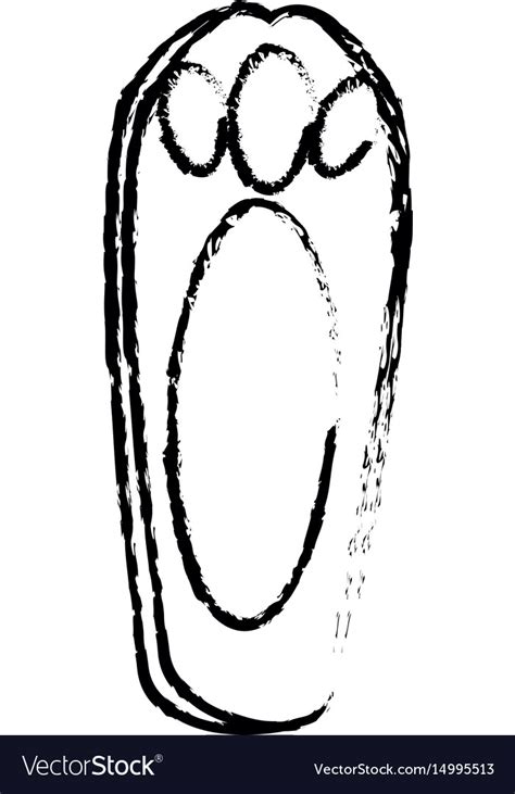 cute rabbit foot icon royalty  vector image