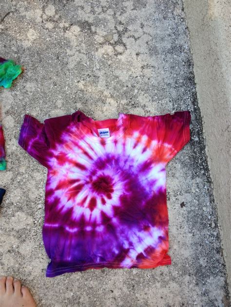 pink  purple tie dye top dyed tops tie dye