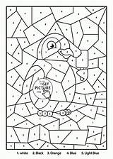 Coloring Penguin Number Color Pages Printable Kids Numbers Printables Sheets Wuppsy Worksheets Education Print School Drawing раскраски Cat для рисунки sketch template