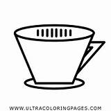 Coffee Drip Coloring Machine Pages Icons sketch template