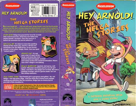 hey arnold  helga stories april   vhs cover scan
