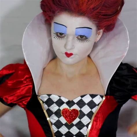 easy queen of hearts make up tutorial queen of hearts makeup makeup