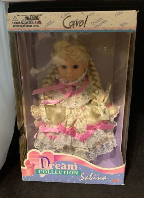 sabina dream collection vinyl doll blond braids in original box vintage