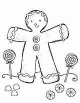 Coloring Pages Gingerbread Girl Boy Color Library Clipart Book Printable sketch template