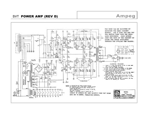 ampeg svt power amp rev  schematic