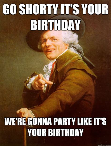 shorty   birthday  gonna party    birthday