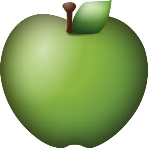 green apple emoji icon emoji island