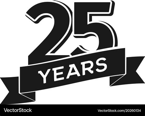years anniversary logotype isolated royalty  vector