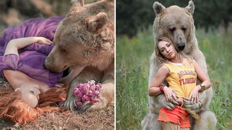 la extraña historia detrás de estas sensuales fotos de mujeres y osos radio eme
