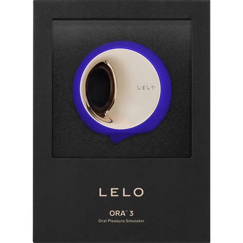 Lelo Ora 3 Vibrating Rotating Oral Sex Stimulator Midnight Blue