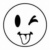 Smiley Emoji Emojis Emoticon Sticking Smileys Winking Kleurplaat Emoticones Almofada Coloriage Dessin Felices Cricut Caritas Llaveros Plotterpatronen Emoticons Plotten Colorier sketch template
