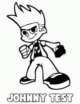 Johnny Test Coloring Pages Color Cool Printable Clipart Library Print Colouring Clip Cliparts Cartoon Drawings Stock Popular Cartoons Boy Recommended sketch template