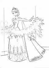 Pages Snow Coloring Queen Getcolorings Frozen Fresh Disney sketch template
