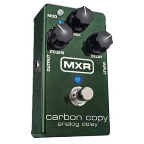 mxr  carbon copy analog delay pedal    gearmusic