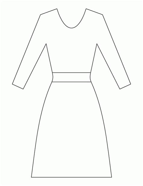 coloring pages dress coloring home