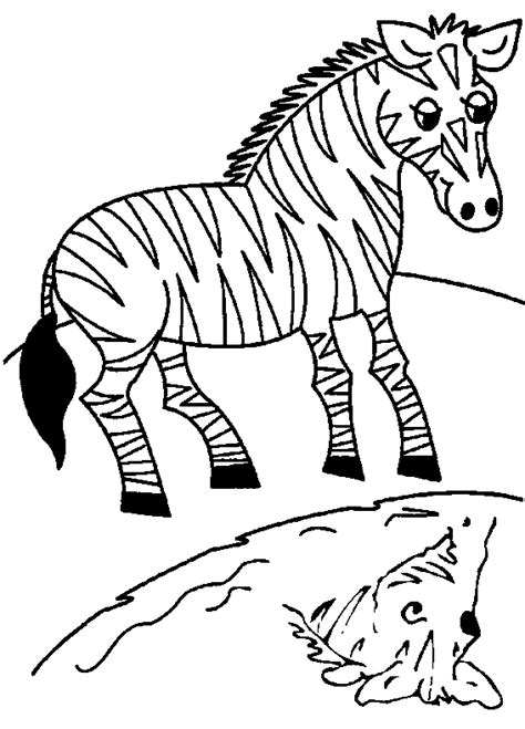zebra coloring page zebra  printable coloring pages animals