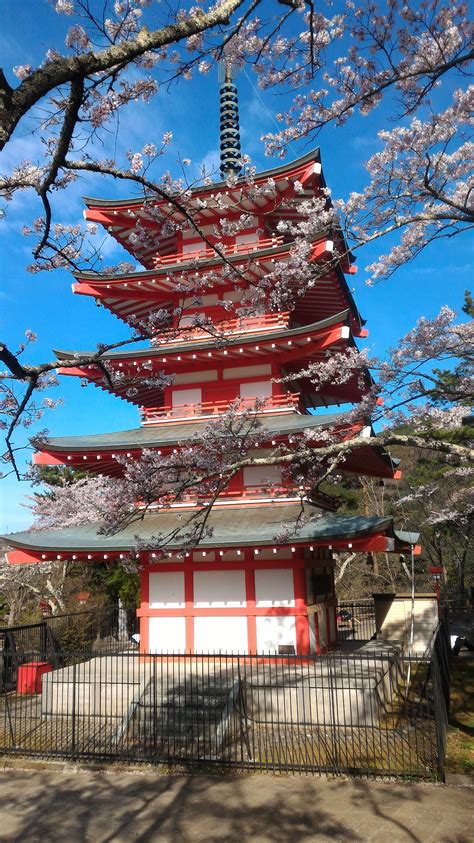 Chureito Pagoda The Best View Point Of Mt Fuji Japan