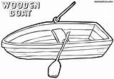 Rowboat Boat Coloring Template Pages Sketch sketch template