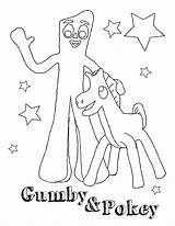 Pokey Gumby sketch template