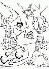 Coloring Nemo Finding Pages Popular Gang sketch template