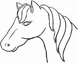 Cavalli Disegni Colorare Bambini Paarden Paard Horses Kleurplaat Testa sketch template