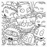 Rugrats Splat Nickelodeon Airing Alphabet sketch template