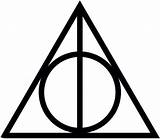 Deathly Hallows Pinclipart sketch template