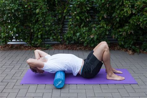 Foam Roller Stretches For Swimmers With Neck And Shoulder Pain