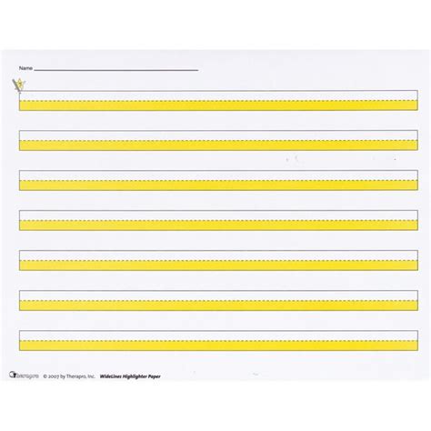 widelines highlighter writing paper package   walmartcom