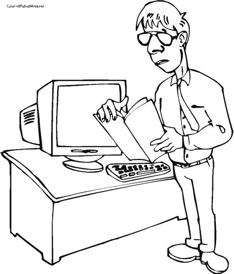 computers coloring pages