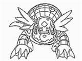 Coloring Armadillomon Pages Digimon sketch template