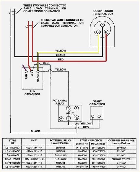 potential relay wiring diagram electrical circuit diagram ac wiring ac capacitor