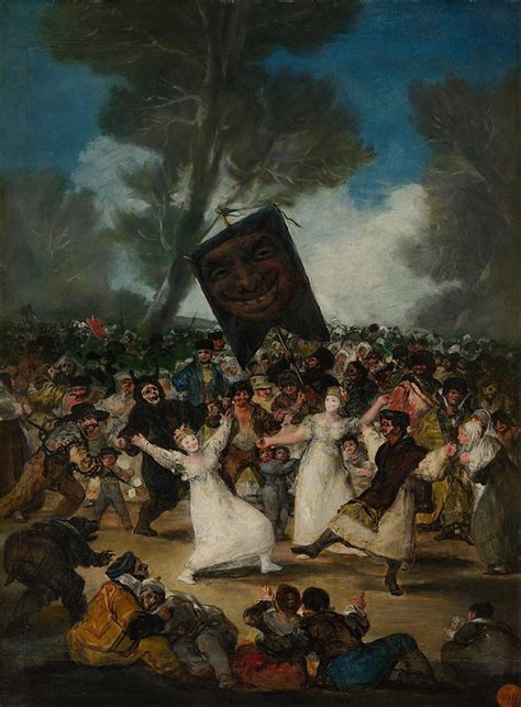 El Entierro De La Sardina 1808 1812 Painting By Francisco Goya