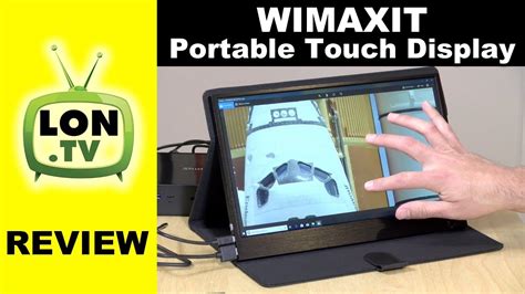 wimaxit portable touch monitor display review  ips p usb powered youtube