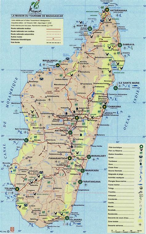Madagaskar Touristische Karte 10875 Hot Sex Picture