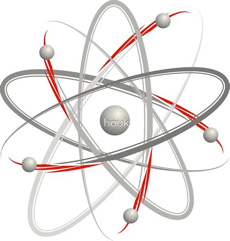 atom symbol stickers  houk redbubble