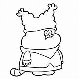 Chowder Printables Coloring sketch template