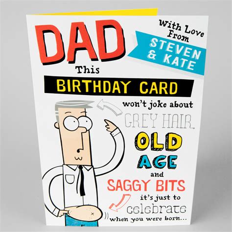top  ideas  funny birthday card  dad home family