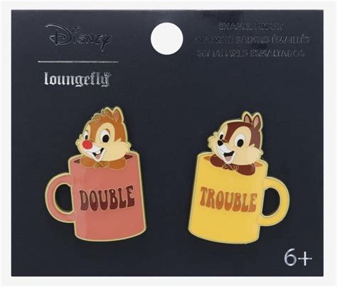 chip n dale double trouble pin set at hot topic disney pins blog