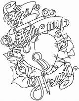 Key Heart Drawings Drawing Pages Coloring Getdrawings Deviantart Sketch Back Favourites Add Template sketch template