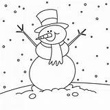 Coloring Snowman Pages Winter Printable Season Easy Holiday Coloring4free Drawing 0cc6 Snowfall Print Christmas Color Rocks Paintingvalley sketch template