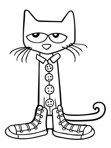 pete  cat coloring pages  printable